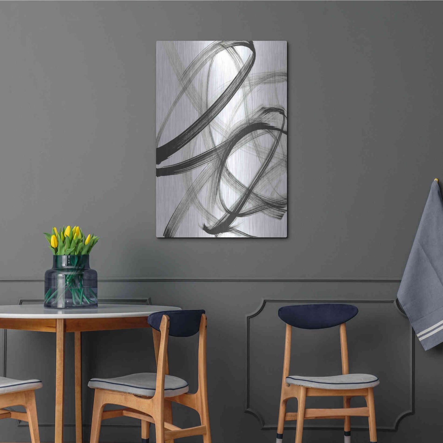 Luxe Metal Art 'Tornado' Metal Wall Art,24x36