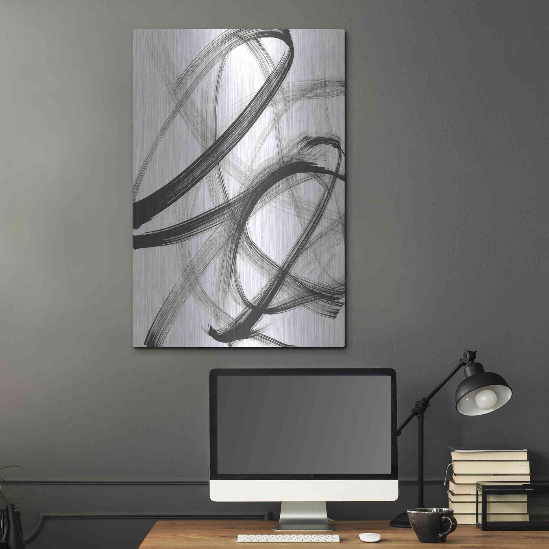 Luxe Metal Art 'Tornado' Metal Wall Art,24x36