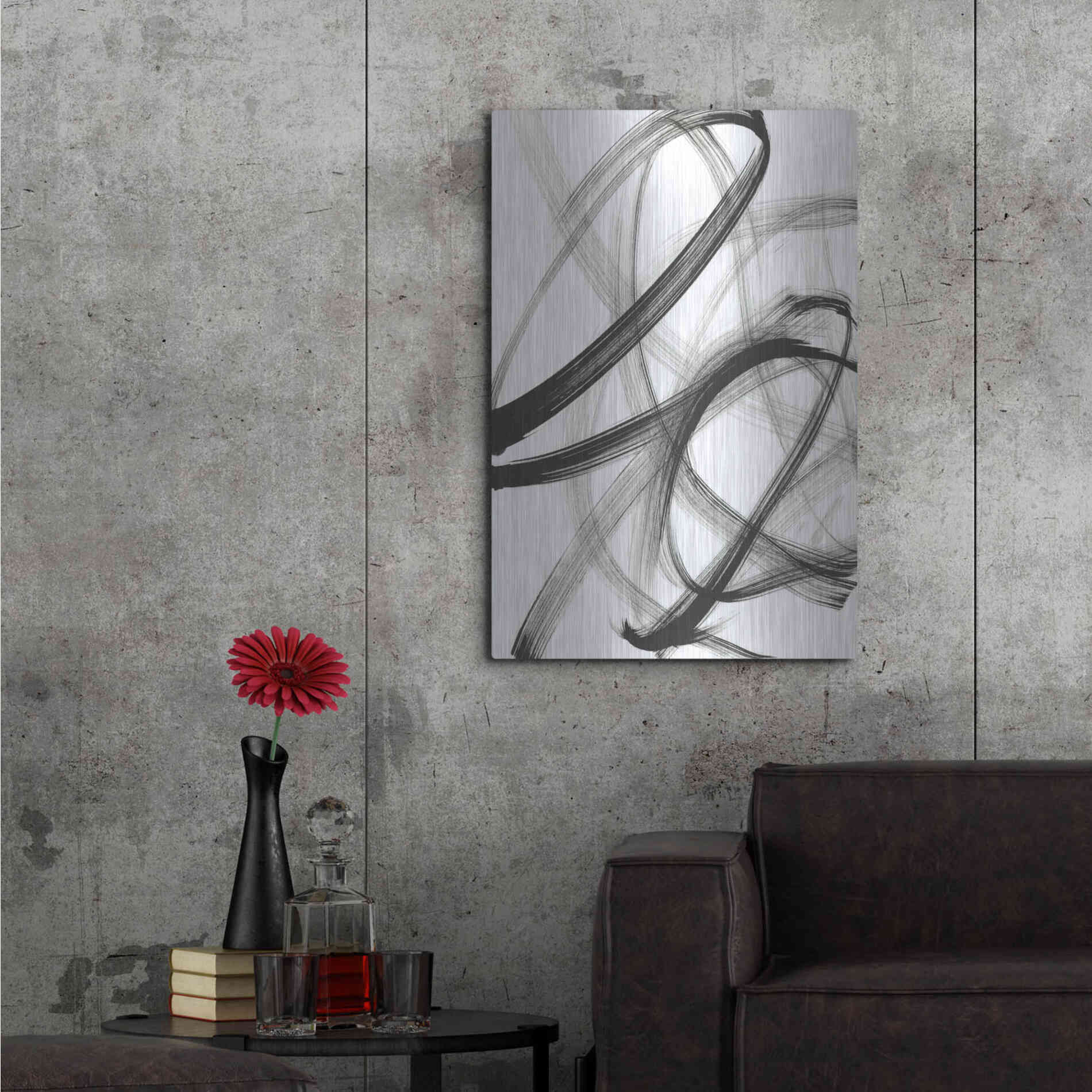 Luxe Metal Art 'Tornado' Metal Wall Art,24x36