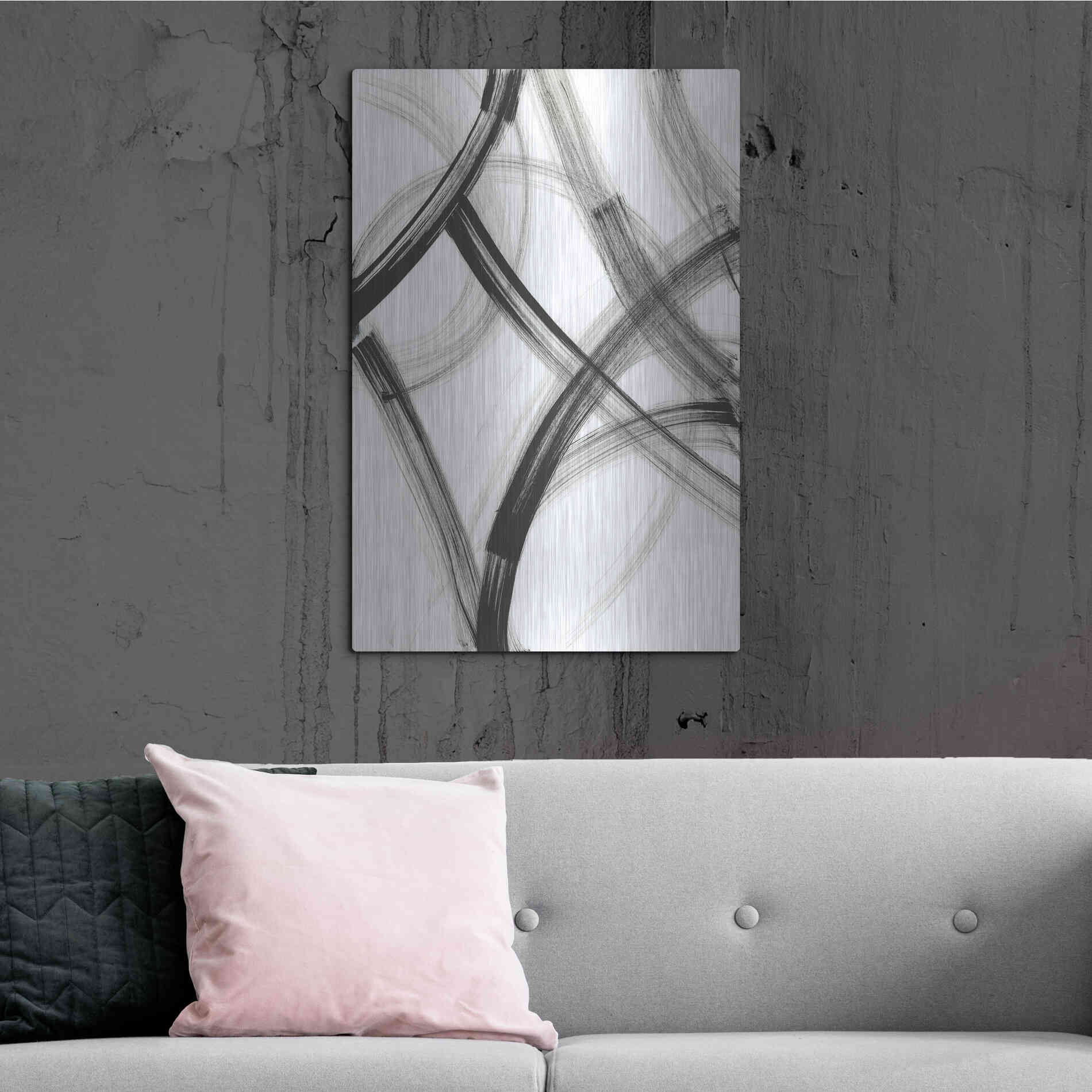 Luxe Metal Art 'Wye' Metal Wall Art,24x36