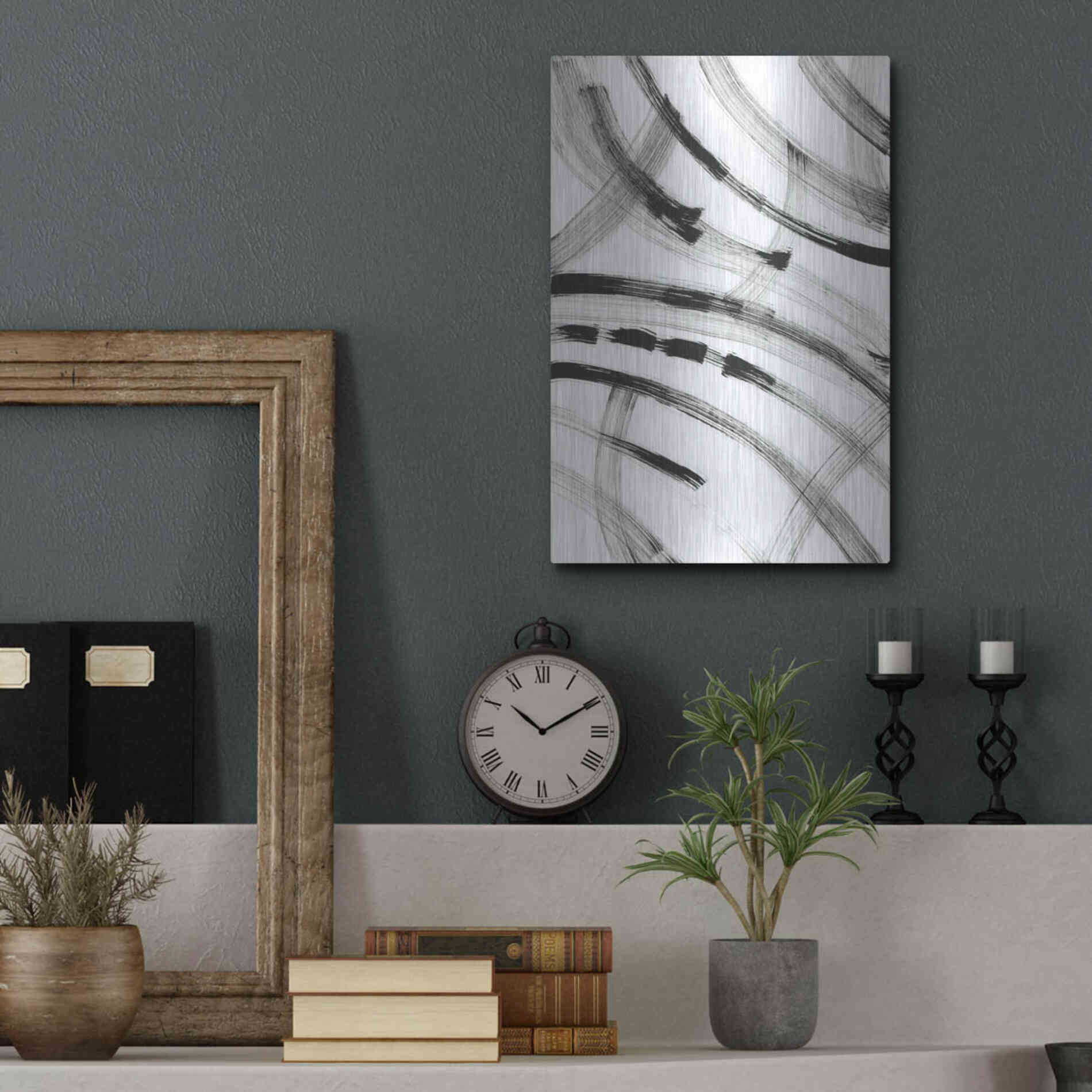 Luxe Metal Art 'Interchange' Metal Wall Art,12x16