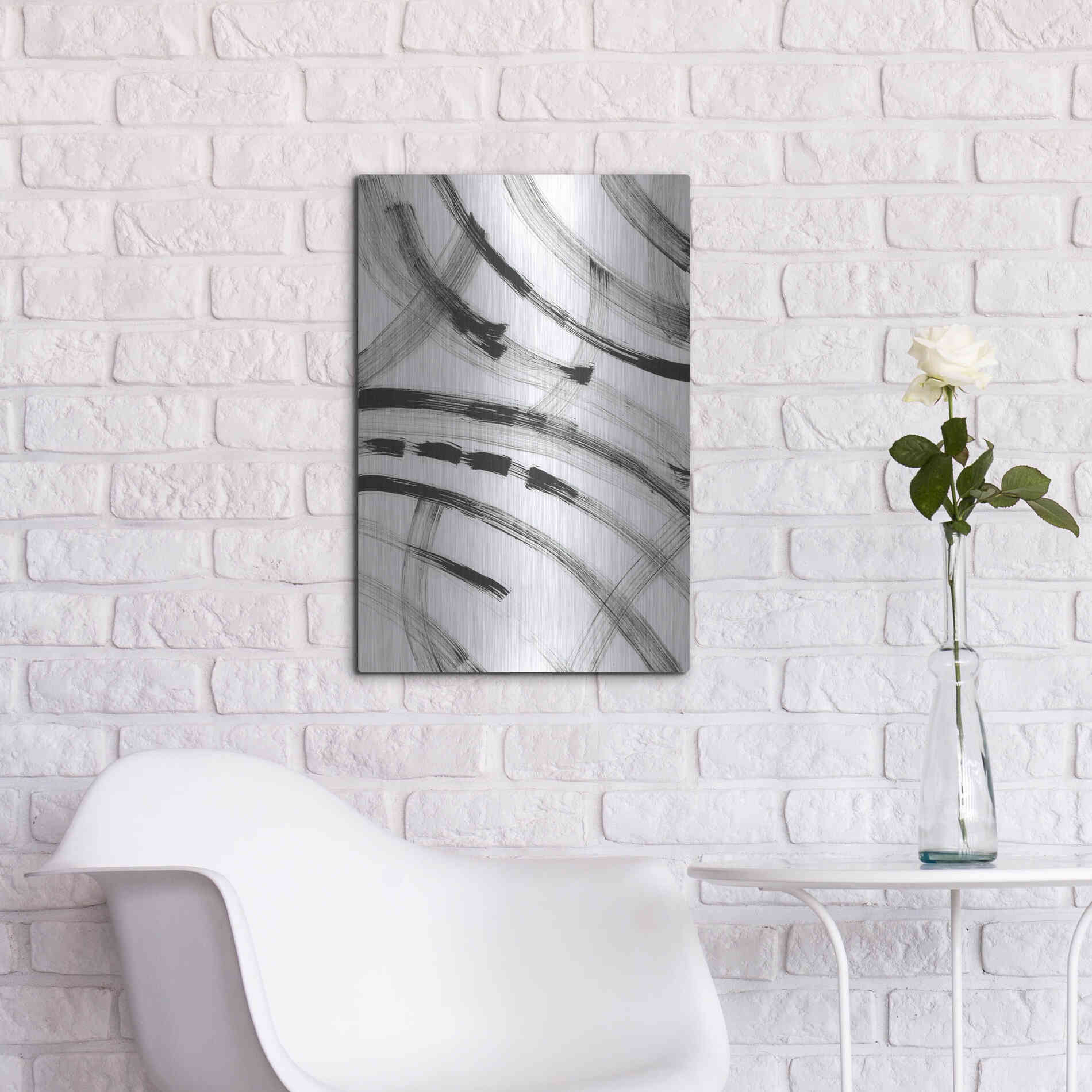 Luxe Metal Art 'Interchange' Metal Wall Art,16x24