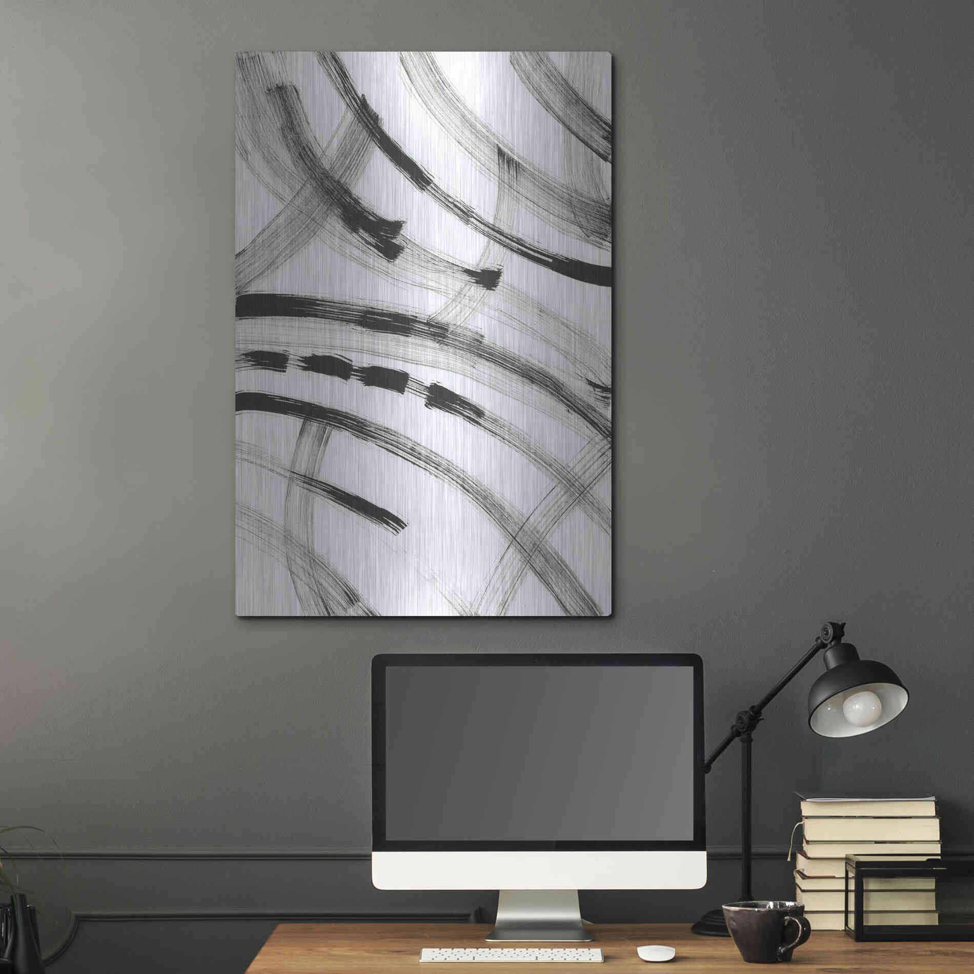 Luxe Metal Art 'Interchange' Metal Wall Art,24x36