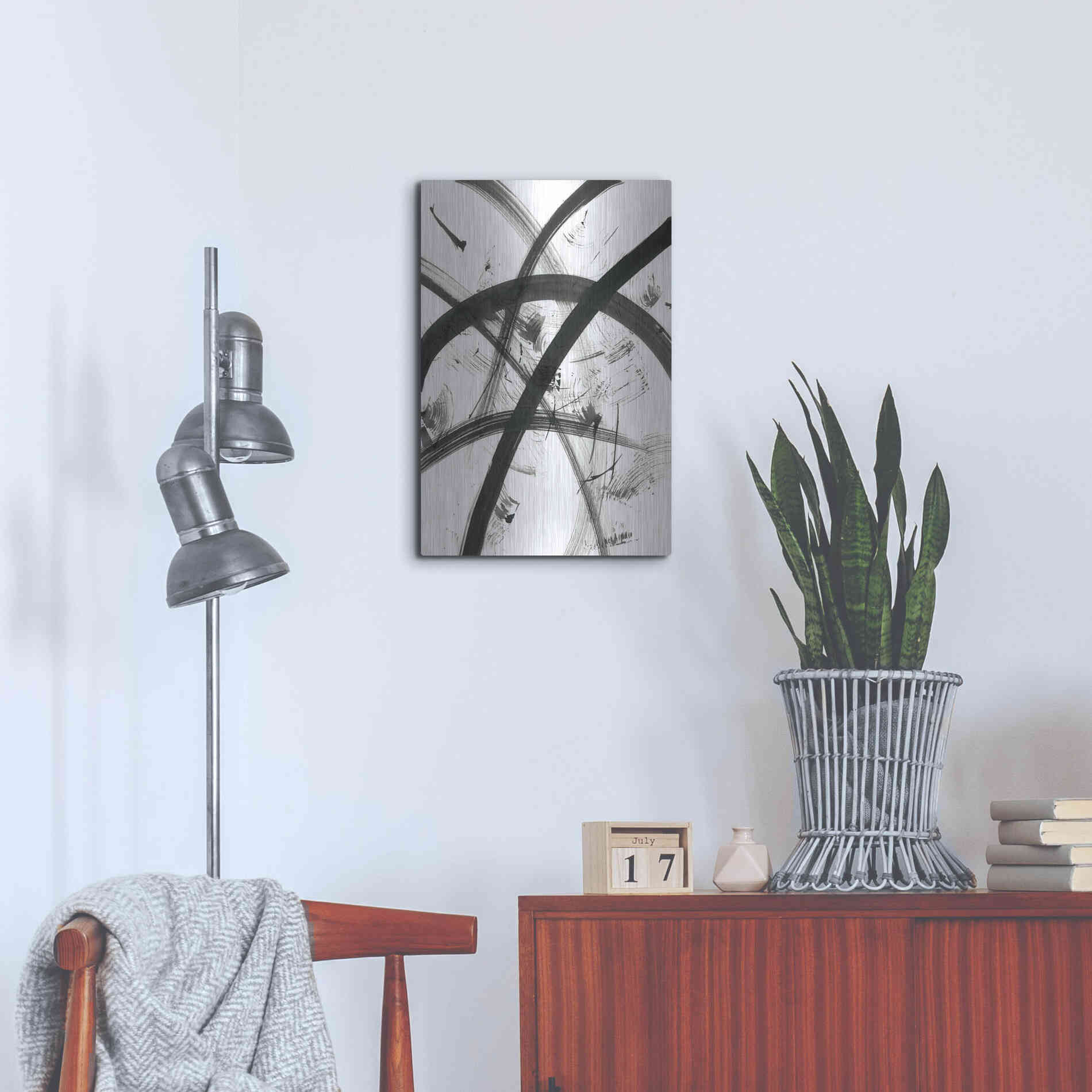 Luxe Metal Art 'Airscrew' Metal Wall Art,16x24