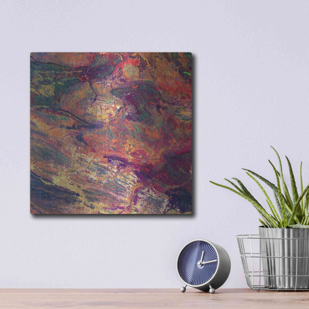 Luxe Metal Art 'Earth As Art: Australian Iron' Metal Wall Art,12x12