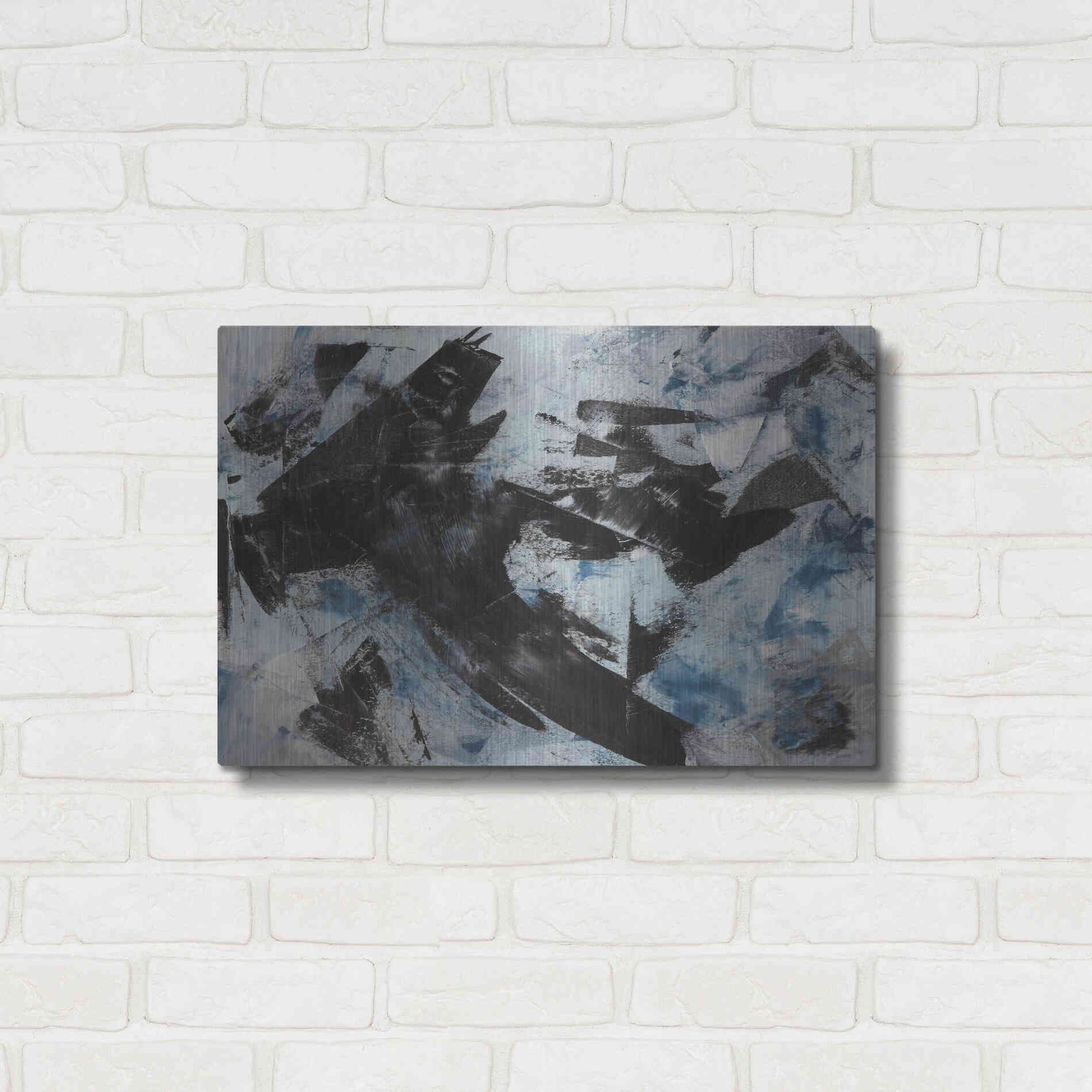 Luxe Metal Art 'Raven' Metal Wall Art,24x16