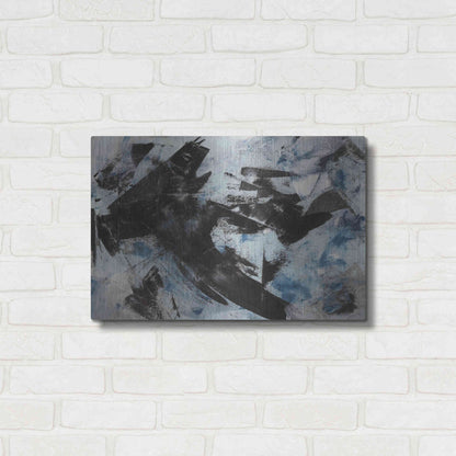 Luxe Metal Art 'Raven' Metal Wall Art,24x16