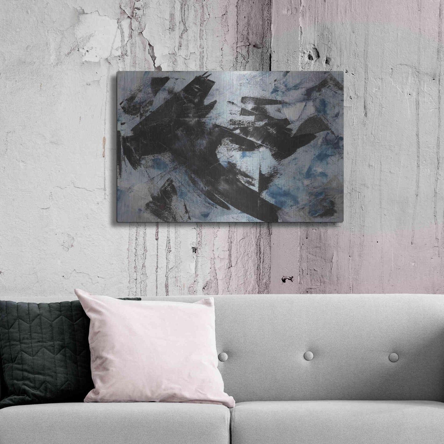 Luxe Metal Art 'Raven' Metal Wall Art,36x24