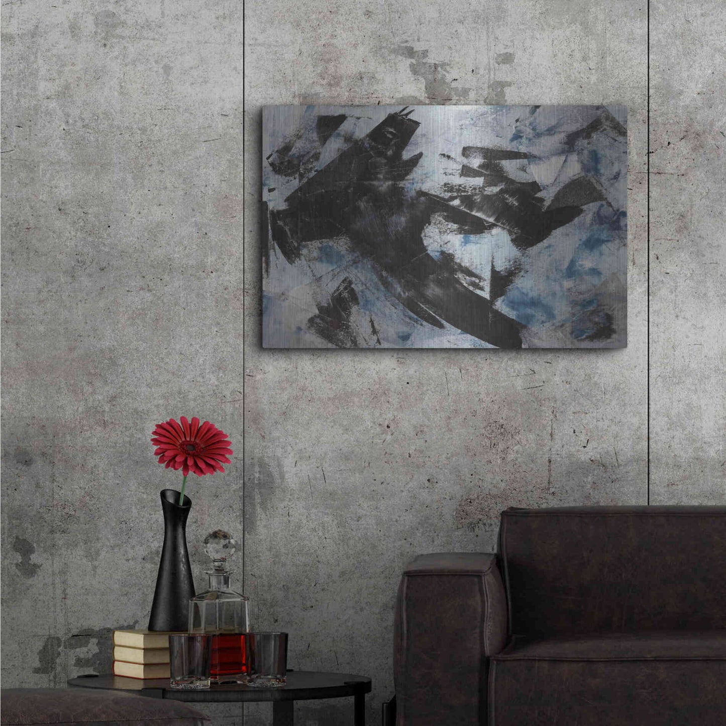 Luxe Metal Art 'Raven' Metal Wall Art,36x24