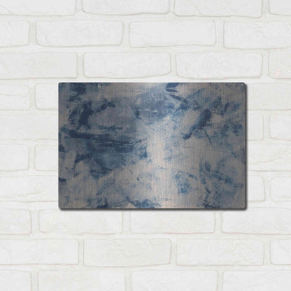 Luxe Metal Art 'Arctic Freeze' Metal Wall Art,16x12