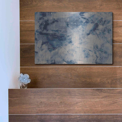 Luxe Metal Art 'Arctic Freeze' Metal Wall Art,16x12