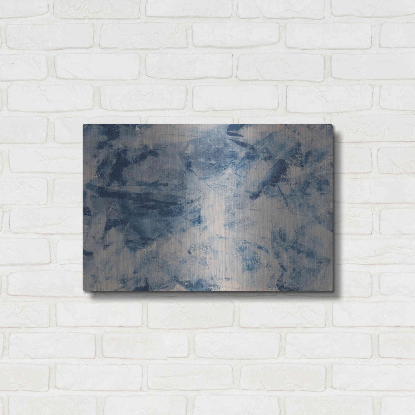 Luxe Metal Art 'Arctic Freeze' Metal Wall Art,24x16