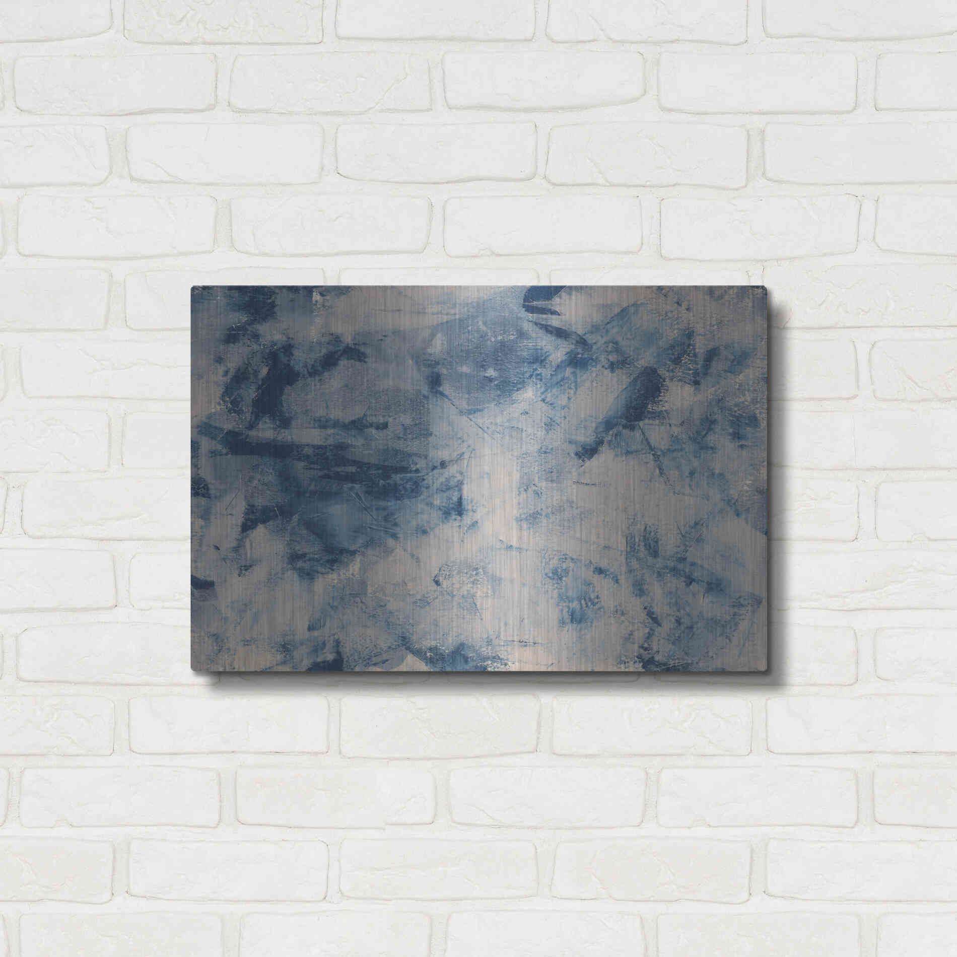 Luxe Metal Art 'Arctic Freeze' Metal Wall Art,24x16