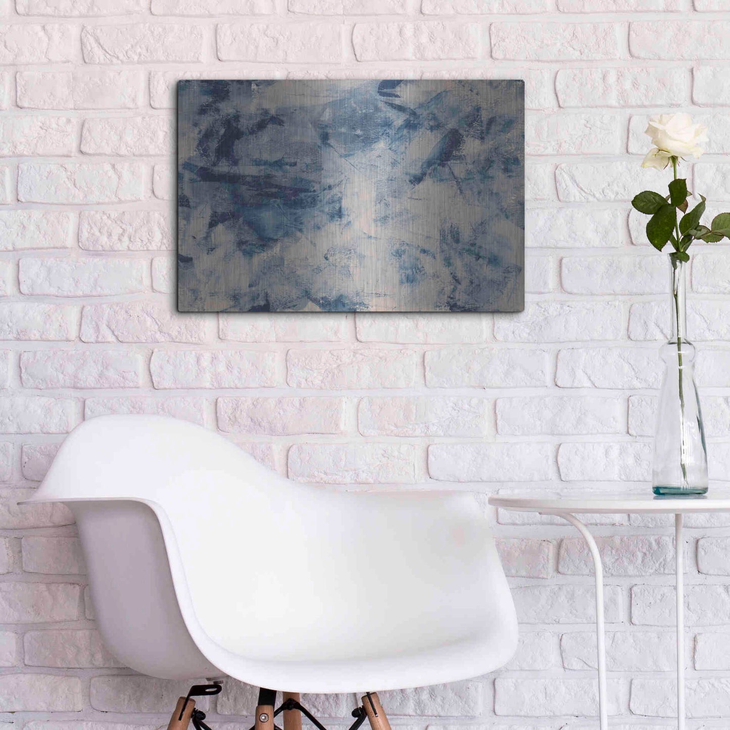 Luxe Metal Art 'Arctic Freeze' Metal Wall Art,24x16