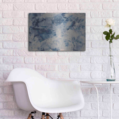 Luxe Metal Art 'Arctic Freeze' Metal Wall Art,24x16