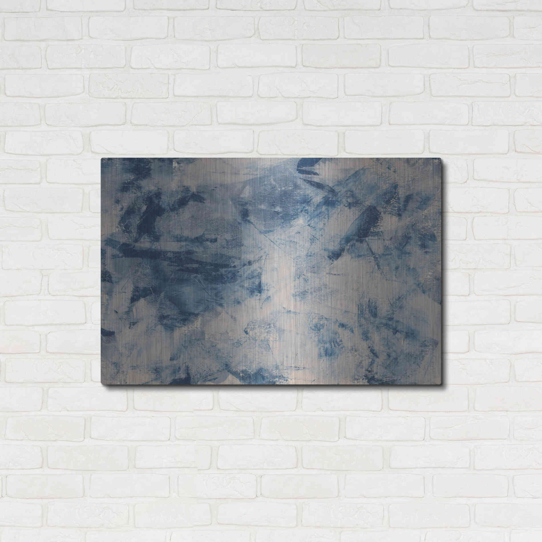 Luxe Metal Art 'Arctic Freeze' Metal Wall Art,36x24