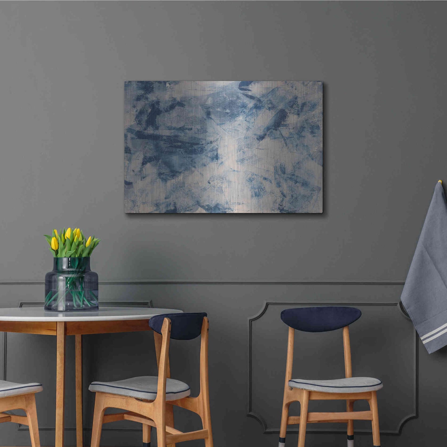 Luxe Metal Art 'Arctic Freeze' Metal Wall Art,36x24