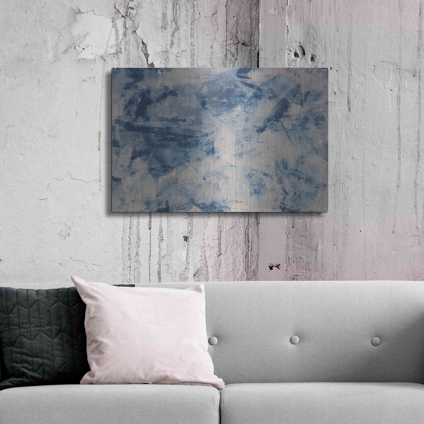 Luxe Metal Art 'Arctic Freeze' Metal Wall Art,36x24