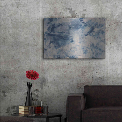 Luxe Metal Art 'Arctic Freeze' Metal Wall Art,36x24