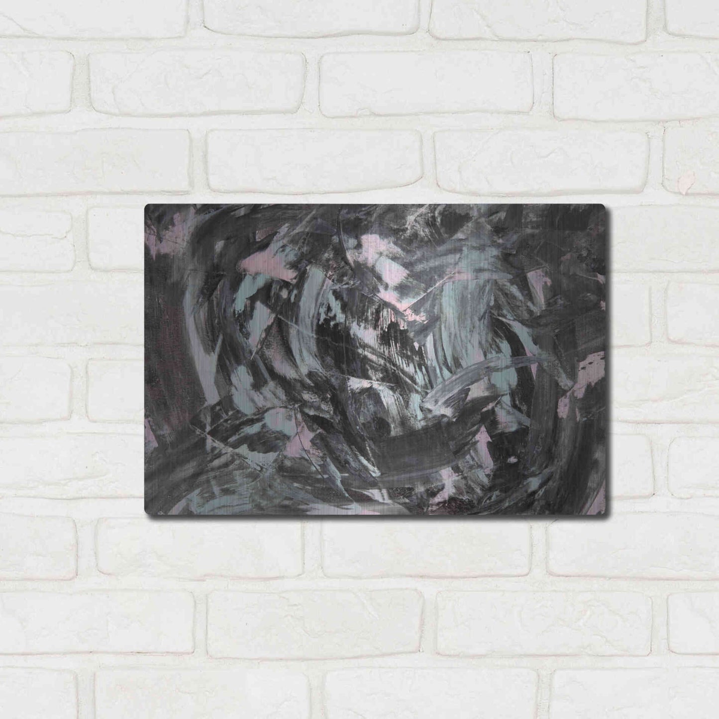 Luxe Metal Art 'The Attack' Metal Wall Art,16x12