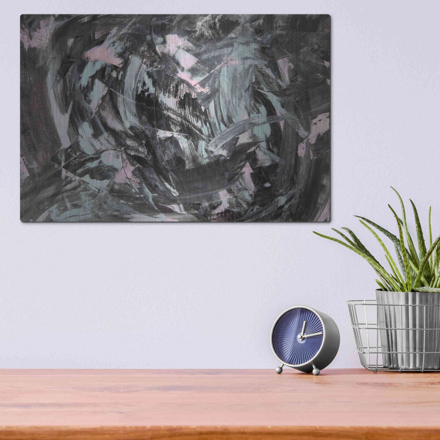 Luxe Metal Art 'The Attack' Metal Wall Art,16x12