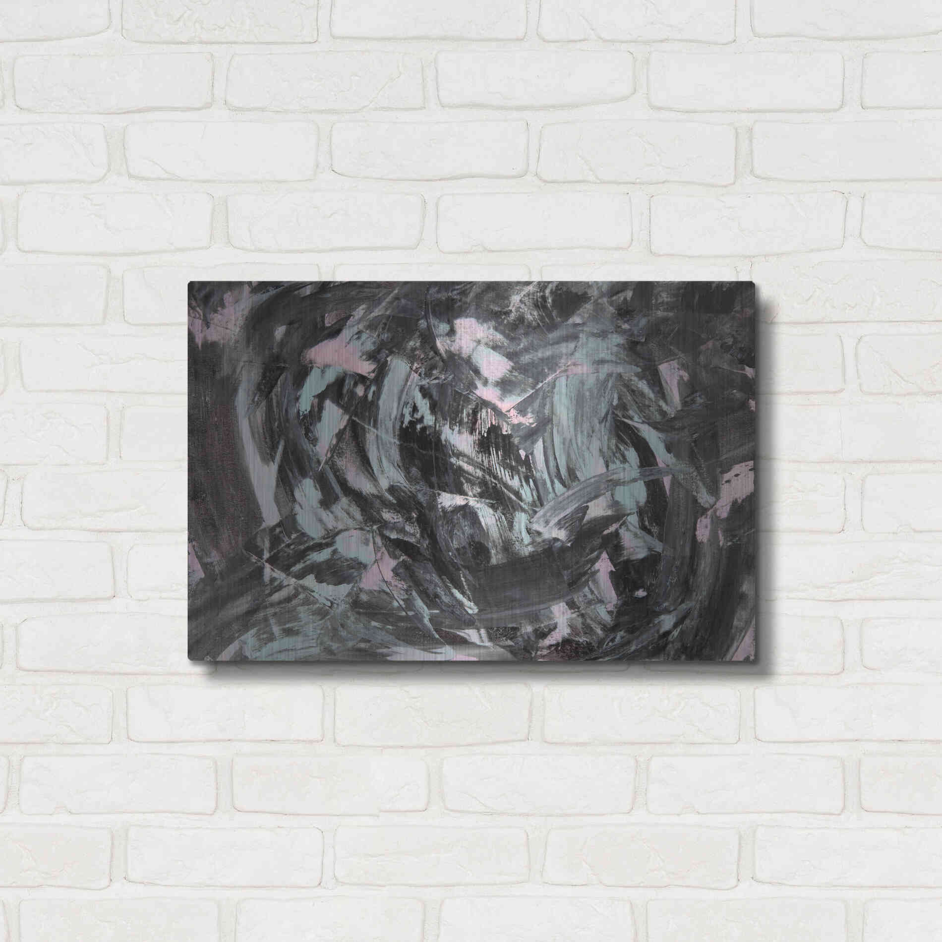 Luxe Metal Art 'The Attack' Metal Wall Art,24x16