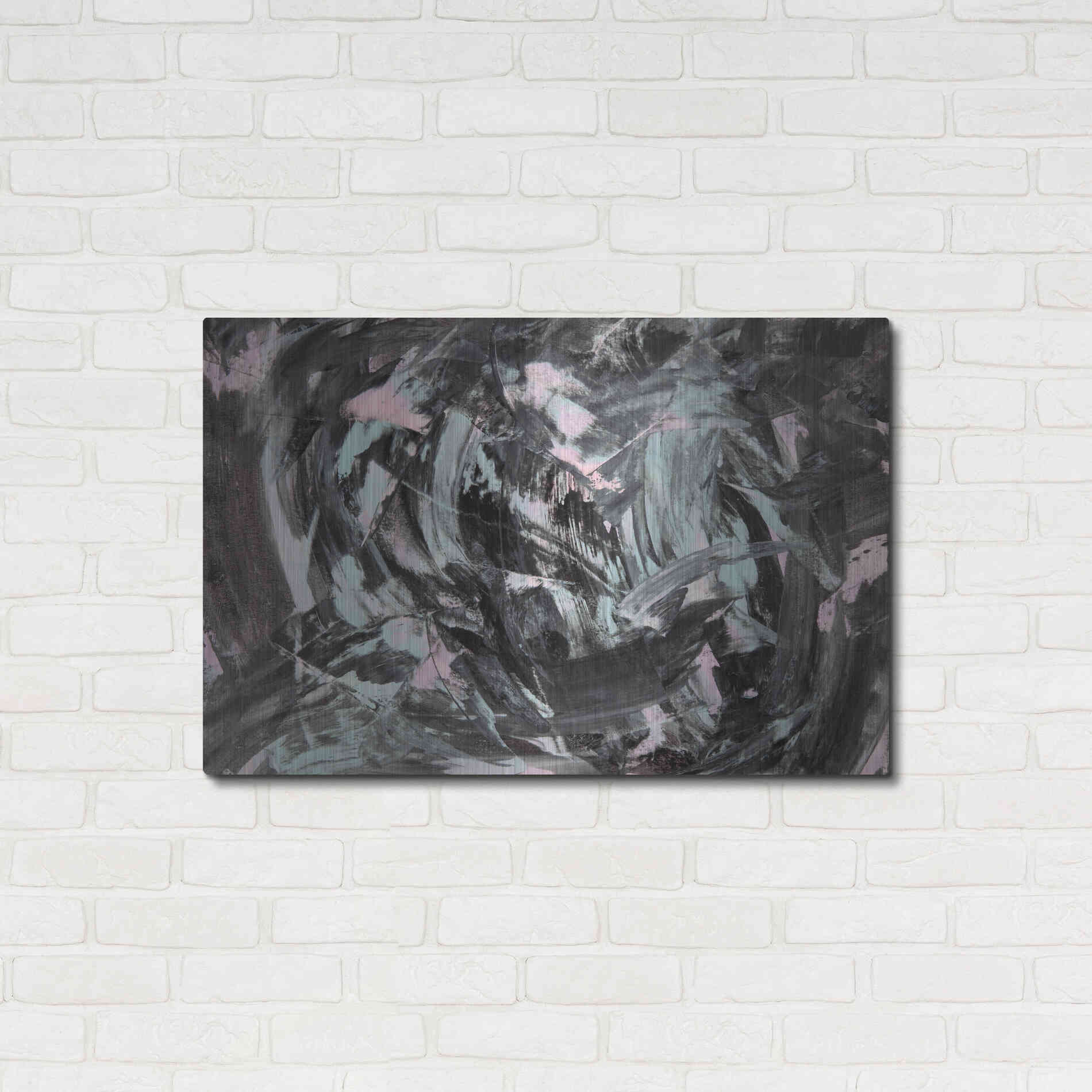 Luxe Metal Art 'The Attack' Metal Wall Art,36x24