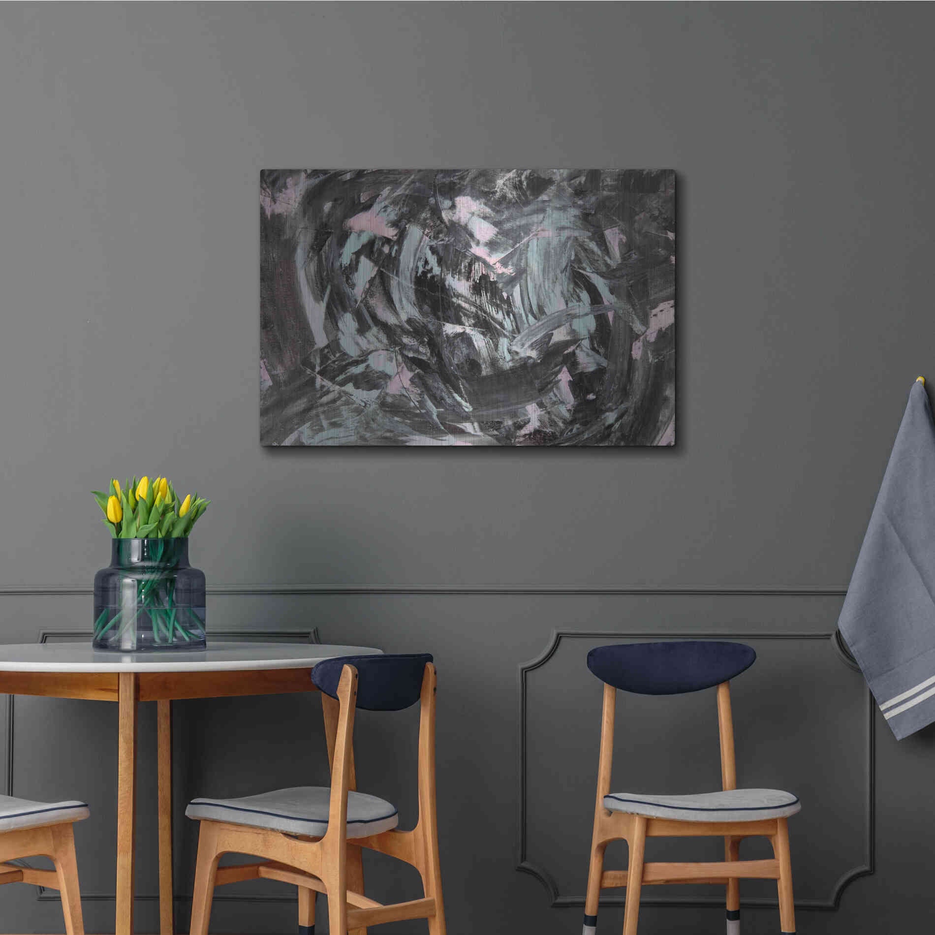 Luxe Metal Art 'The Attack' Metal Wall Art,36x24