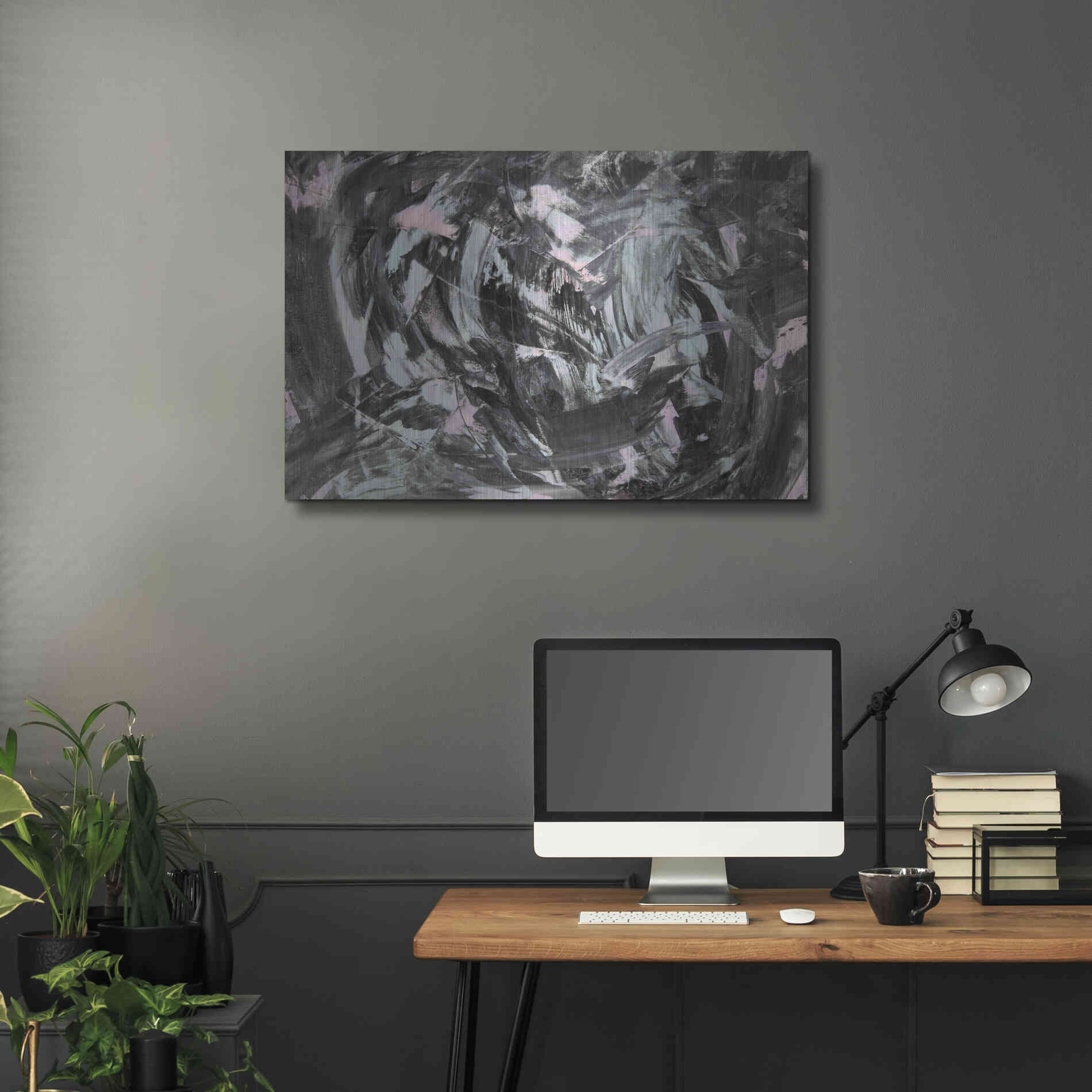 Luxe Metal Art 'The Attack' Metal Wall Art,36x24