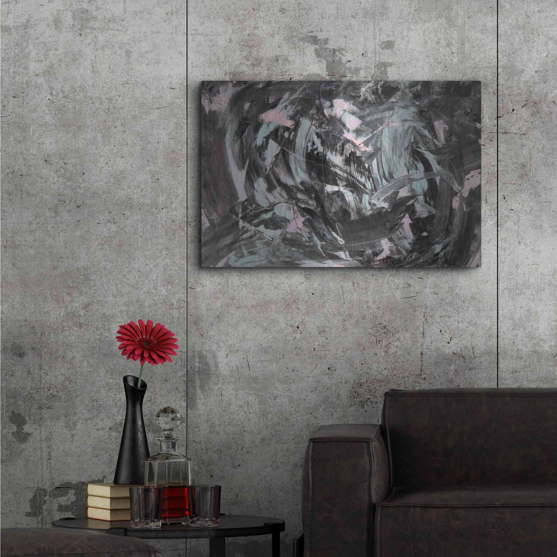 Luxe Metal Art 'The Attack' Metal Wall Art,36x24