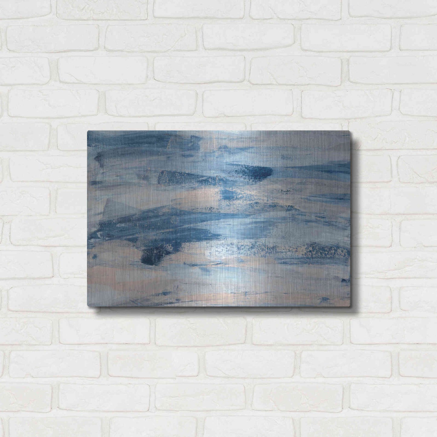 Luxe Metal Art 'High Tide' Metal Wall Art,24x16