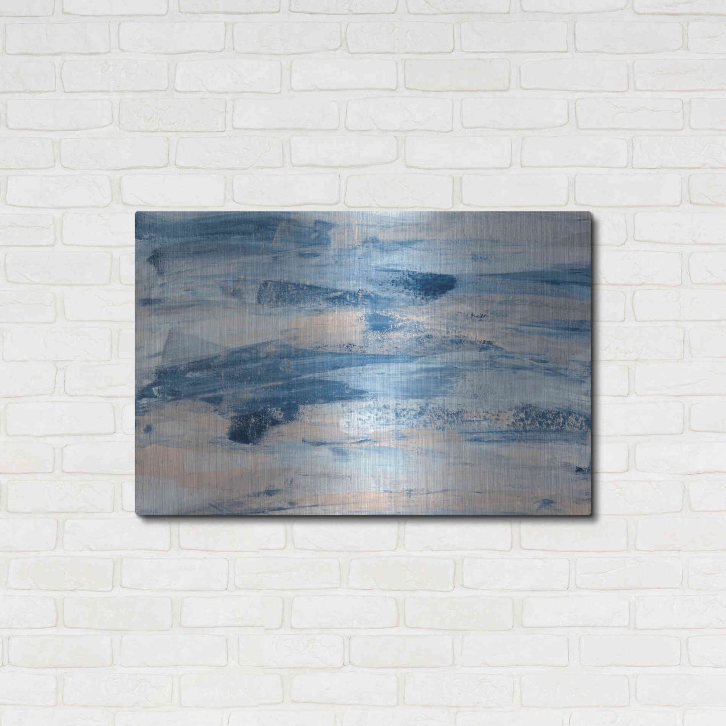 Luxe Metal Art 'High Tide' Metal Wall Art,36x24