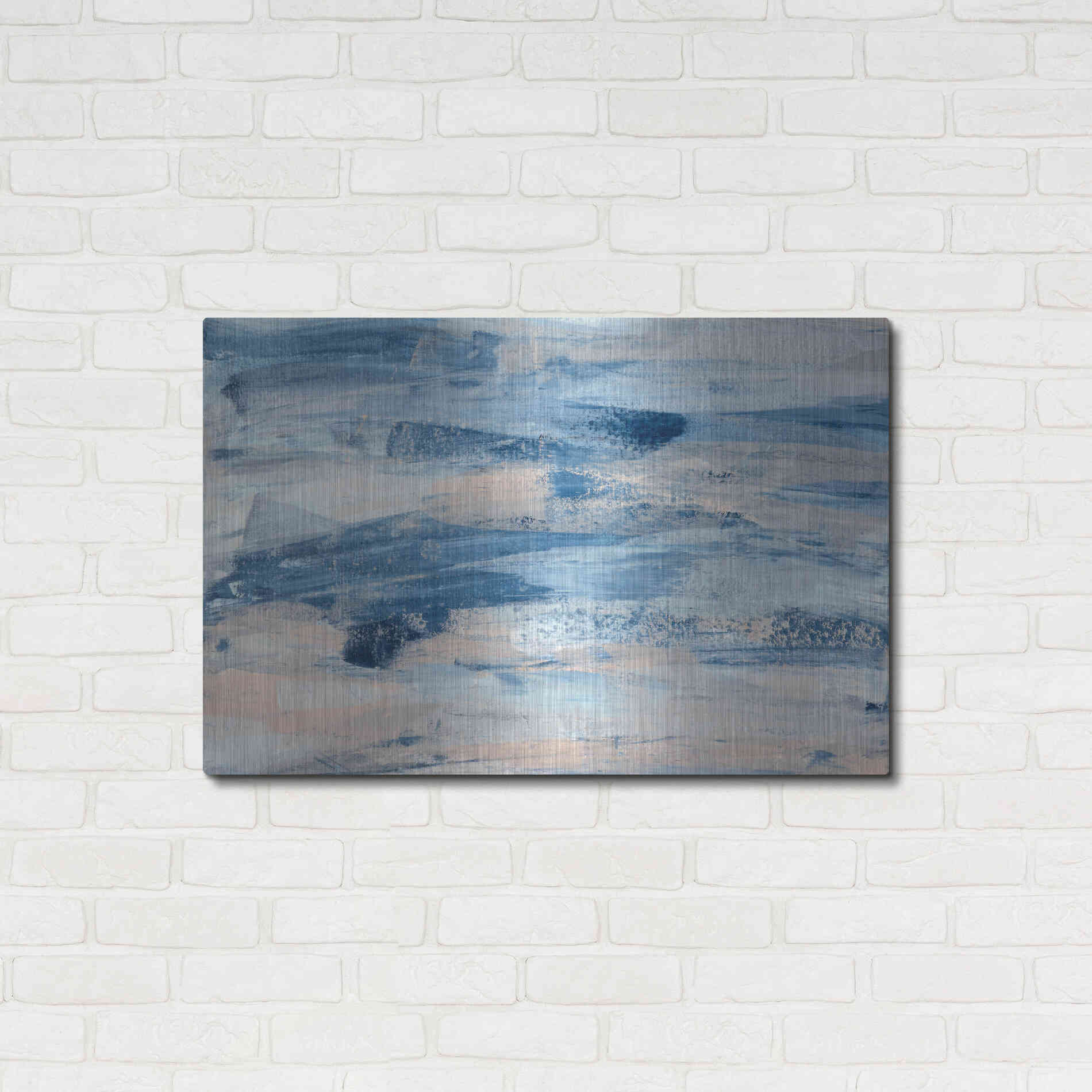 Luxe Metal Art 'High Tide' Metal Wall Art,36x24