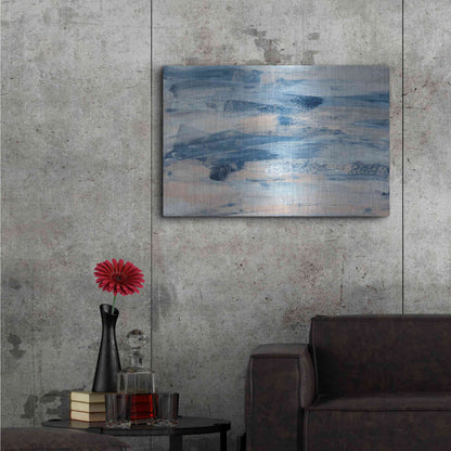 Luxe Metal Art 'High Tide' Metal Wall Art,36x24