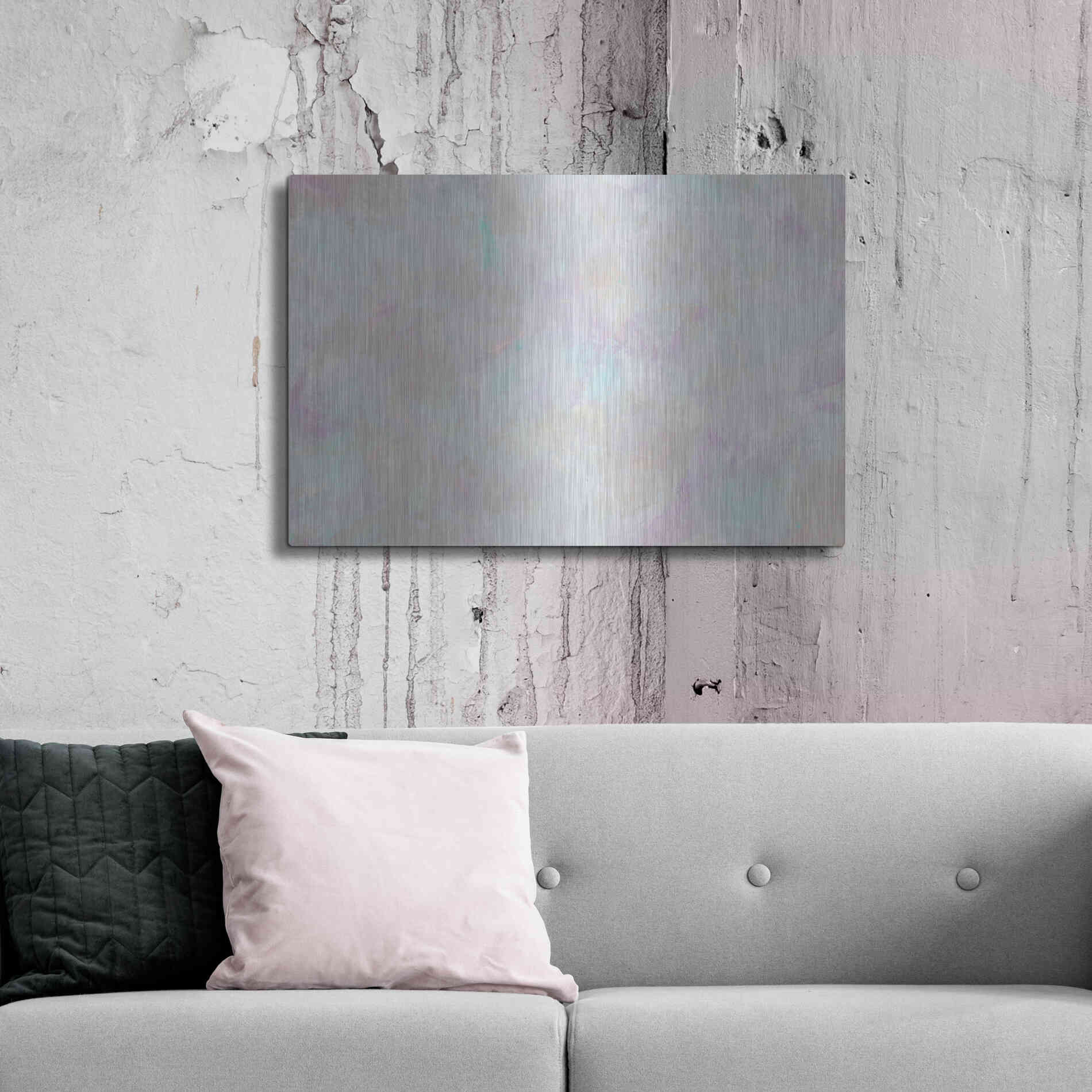 Luxe Metal Art 'Moonaqua' Metal Wall Art,36x24