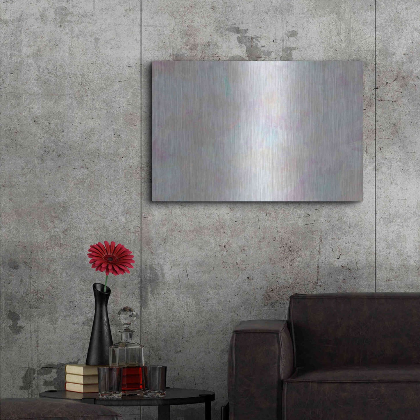 Luxe Metal Art 'Moonaqua' Metal Wall Art,36x24