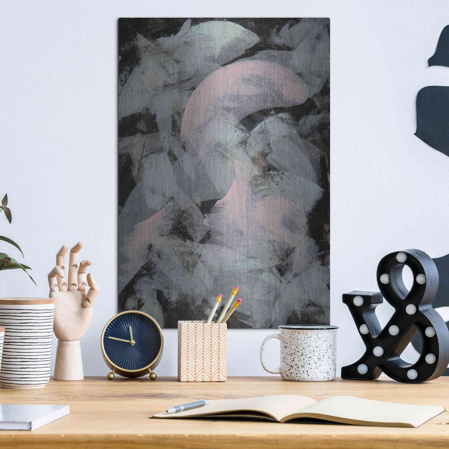 Luxe Metal Art 'TOV' Metal Wall Art,12x16