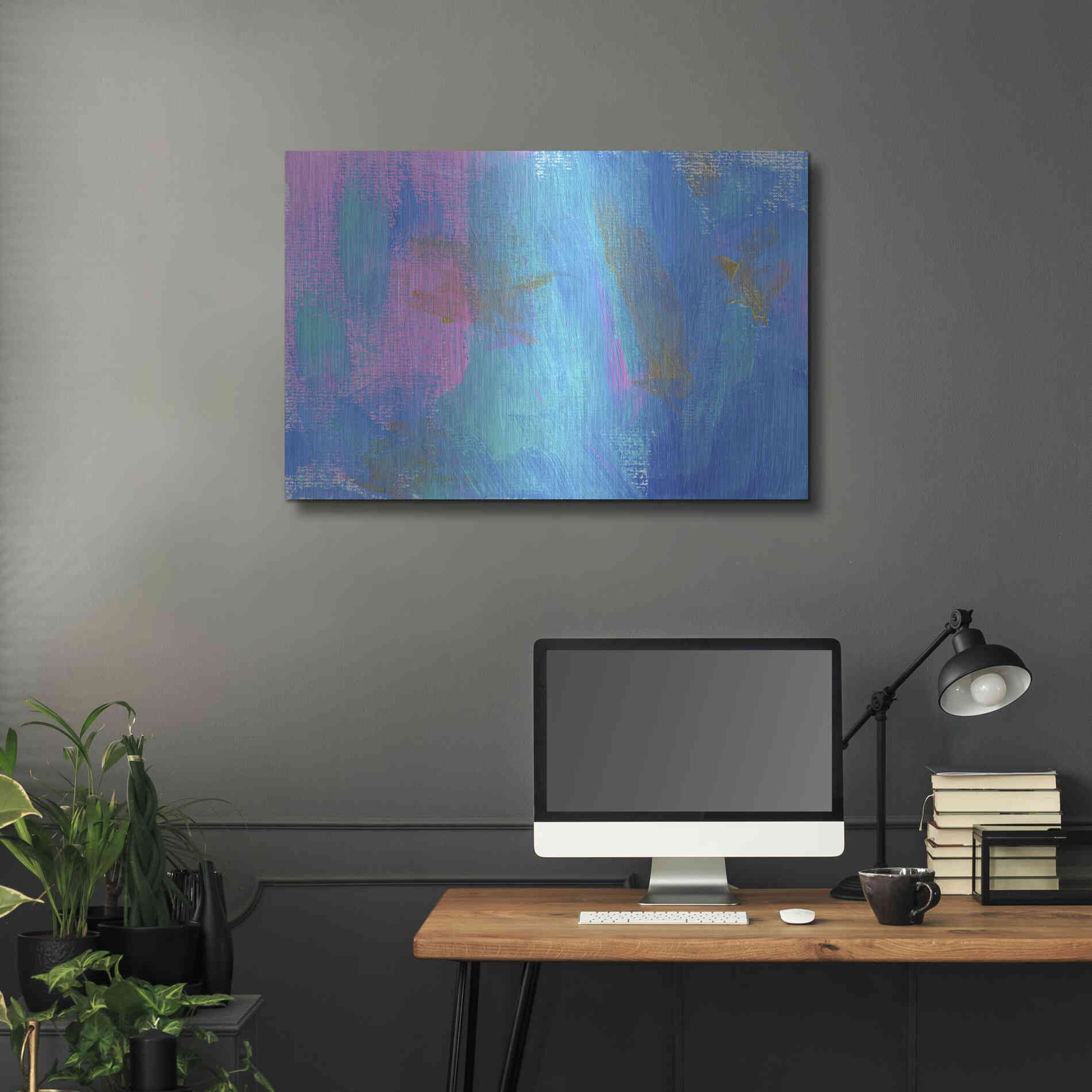 Luxe Metal Art 'Color Rave' Metal Wall Art,36x24