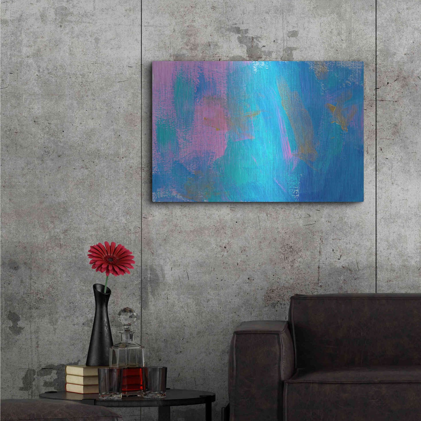 Luxe Metal Art 'Color Rave' Metal Wall Art,36x24