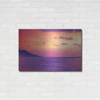 Luxe Metal Art 'The Final Sunset' Metal Wall Art,36x24