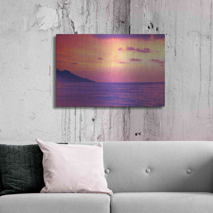 Luxe Metal Art 'The Final Sunset' Metal Wall Art,36x24