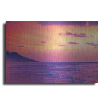 Luxe Metal Art 'The Final Sunset' Metal Wall Art