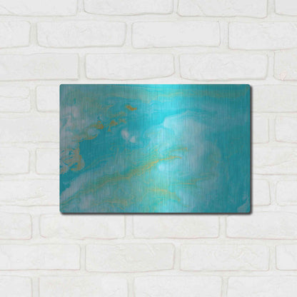 Luxe Metal Art 'Paradise' Metal Wall Art,16x12