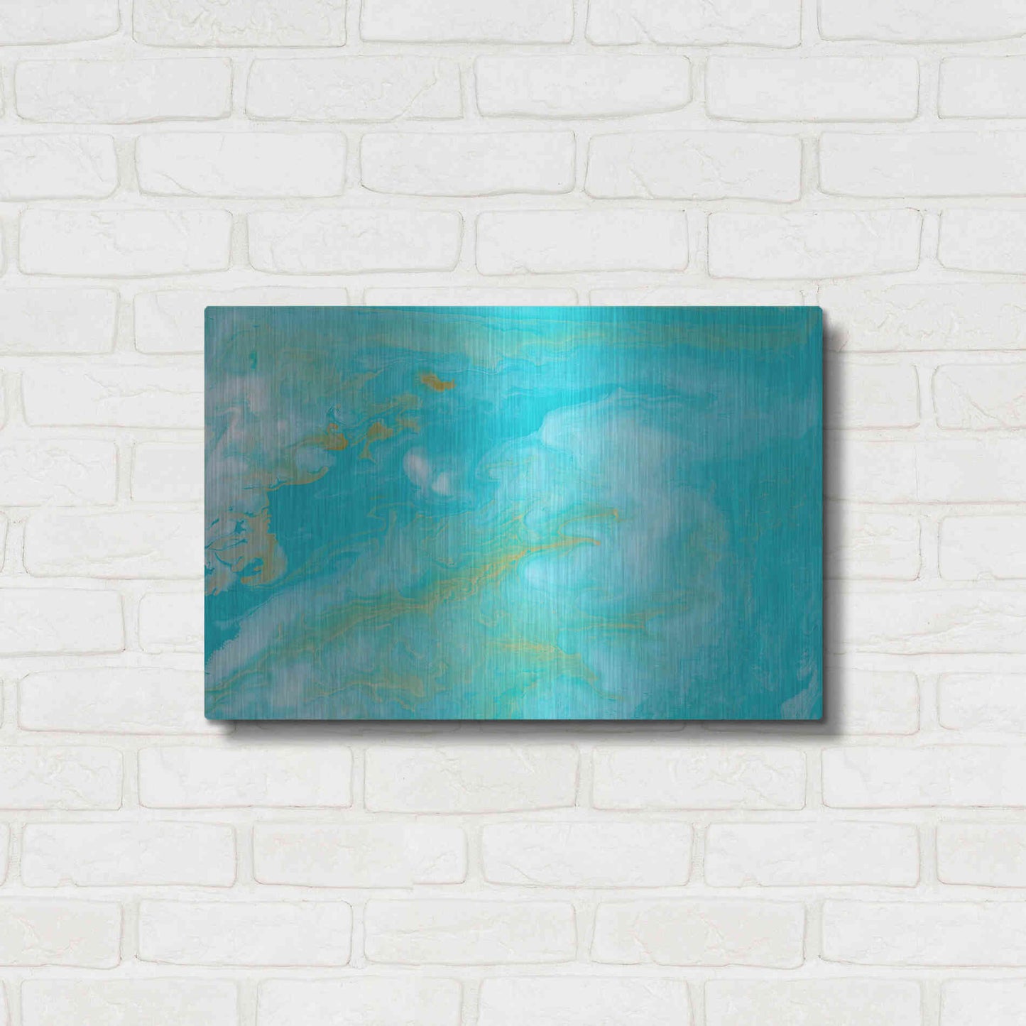 Luxe Metal Art 'Paradise' Metal Wall Art,24x16