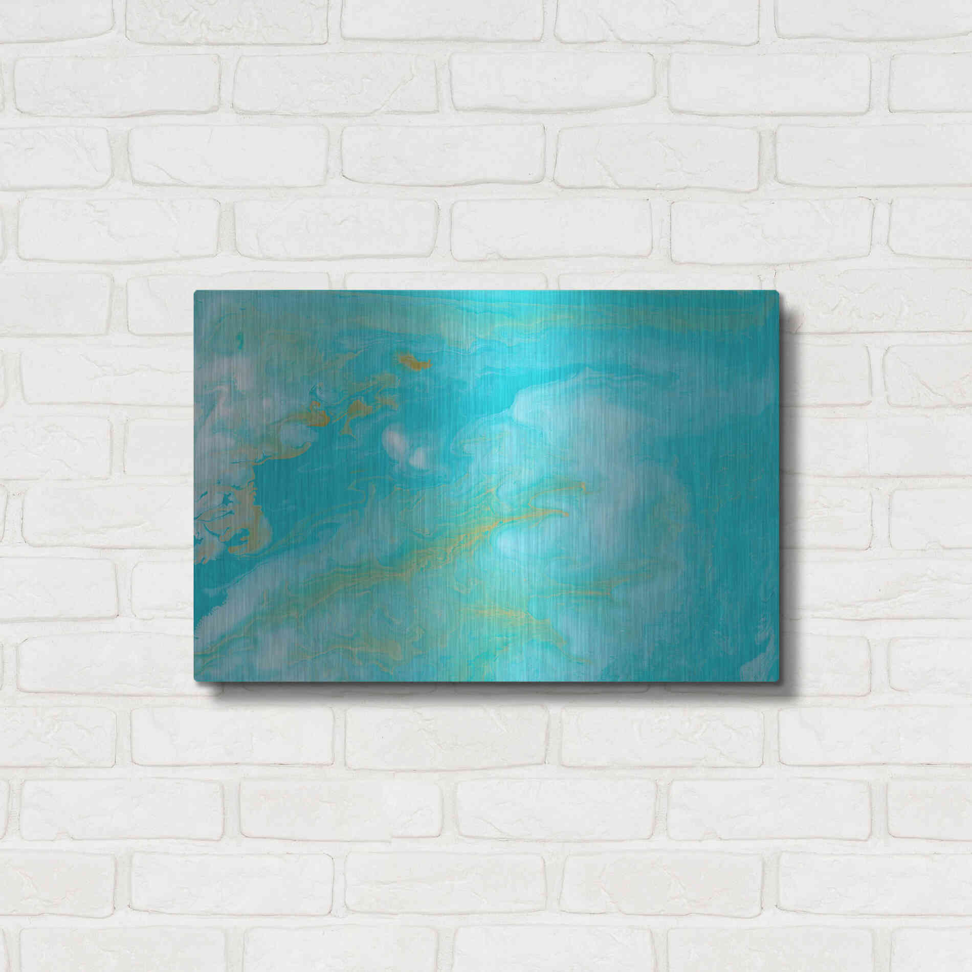 Luxe Metal Art 'Paradise' Metal Wall Art,24x16