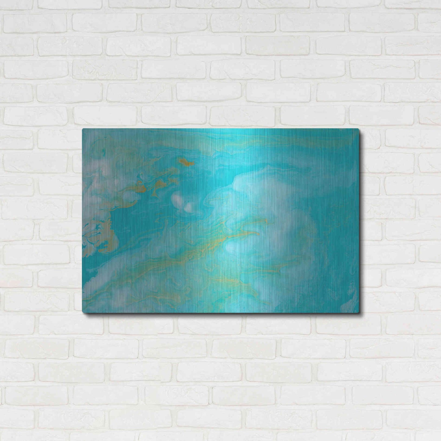 Luxe Metal Art 'Paradise' Metal Wall Art,36x24