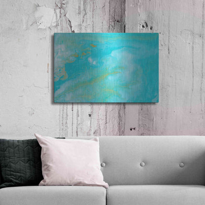 Luxe Metal Art 'Paradise' Metal Wall Art,36x24