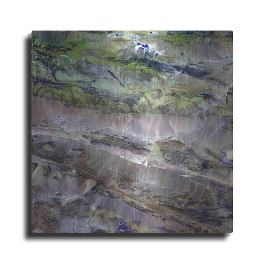 Luxe Metal Art 'Earth As Art: Edrengiyn Nuruu' Metal Wall Art