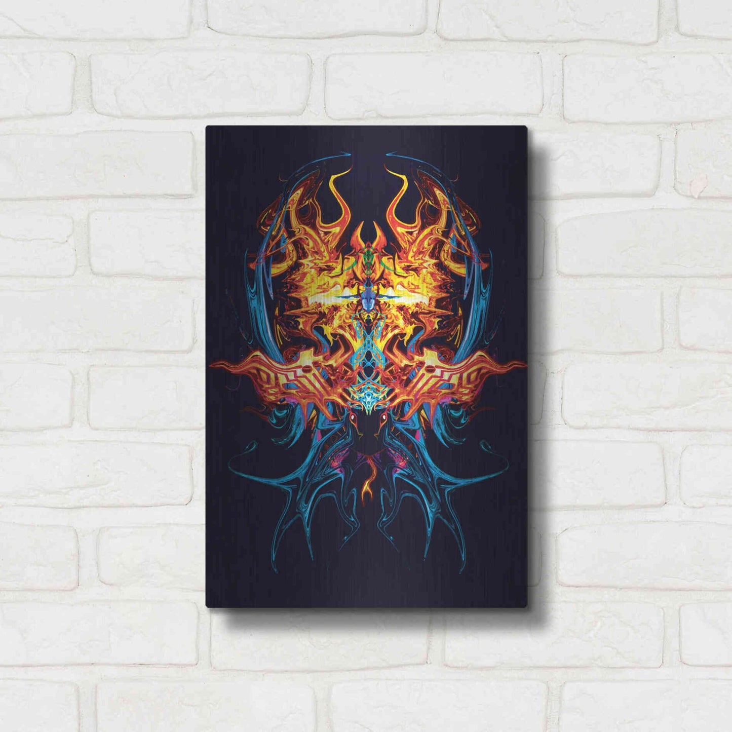 Luxe Metal Art 'Scarab' by Michael StewArt, Metal Wall Art,12x16