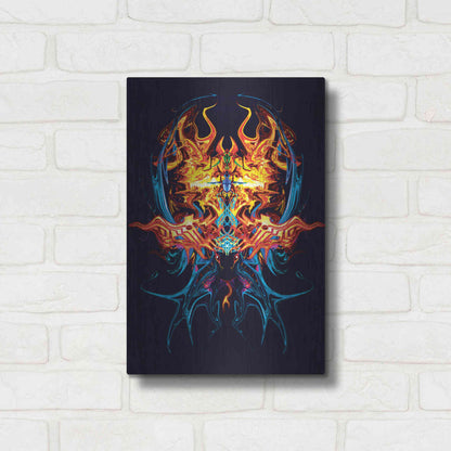 Luxe Metal Art 'Scarab' by Michael StewArt, Metal Wall Art,12x16